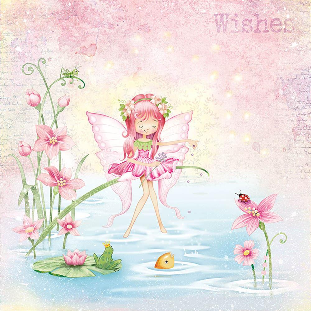 Papel Scrapbook Litoarte SD-1031 Fada Infantil 30,5x30,5cm - Palácio da Arte
