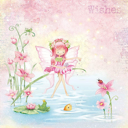 Papel Scrapbook Litoarte SD-1031 Fada Infantil 30,5x30,5cm - Palácio da Arte