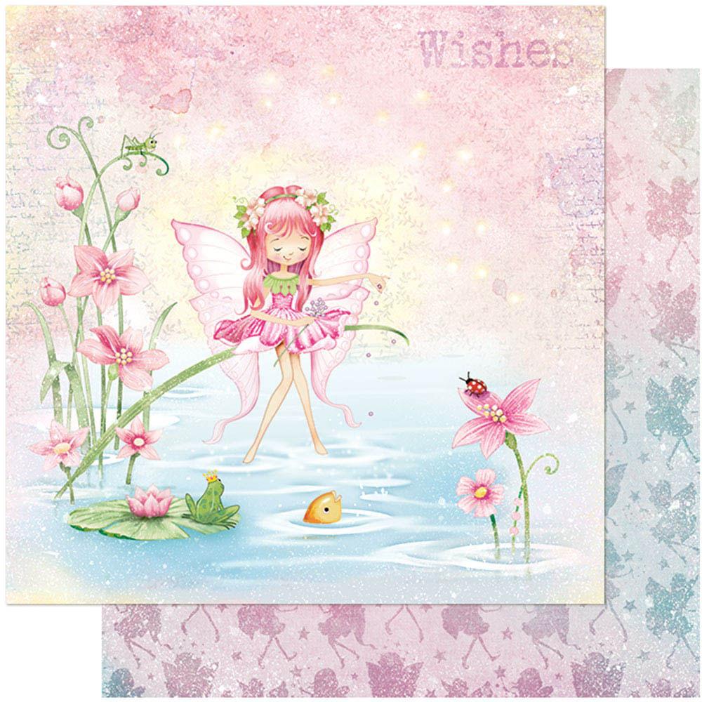 Papel Scrapbook Litoarte SD-1031 Fada Infantil 30,5x30,5cm - Palácio da Arte