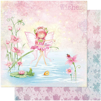 Papel Scrapbook Litoarte SD-1031 Fada Infantil 30,5x30,5cm - Palácio da Arte