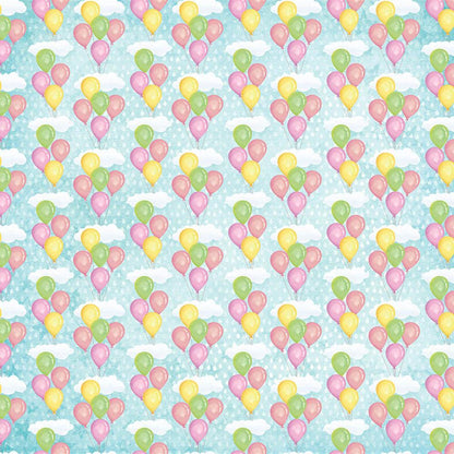 Papel Scrapbook Litoarte SD-1039 Balões 30,5x30,5cm - Palácio da Arte