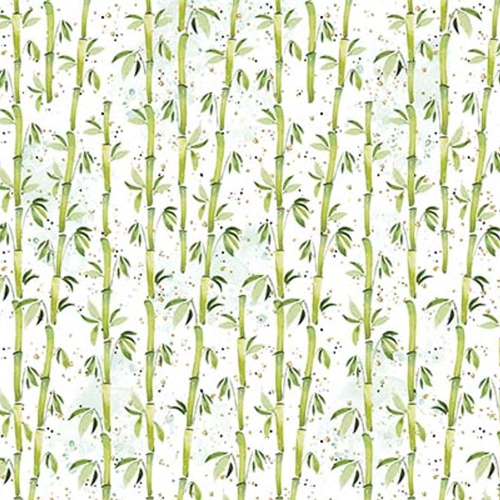 Papel Scrapbook Litoarte SD-1077 Bambu Folhas 30,5x30,5cm - Palácio da Arte