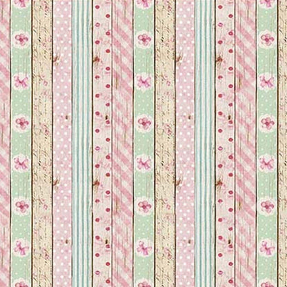 Papel Scrapbook Litoarte SD-1081 Madeira Colorida 30,5x30,5cm - Palácio da Arte