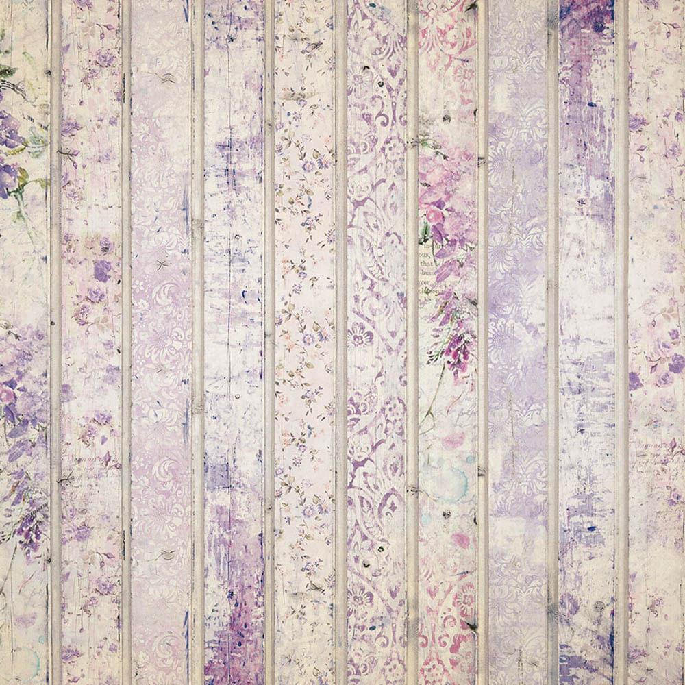 Papel Scrapbook Litoarte SD-1116 Jarro com Lavanda 30,5x30,5cm - Palácio da Arte