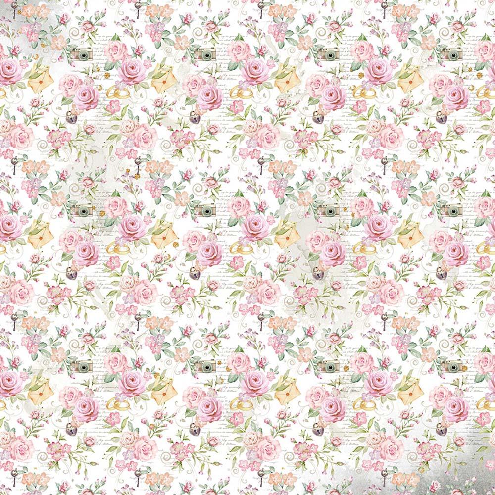 Papel Scrapbook Litoarte SD-1119 Noivos 30,5x30,5cm - Palácio da Arte