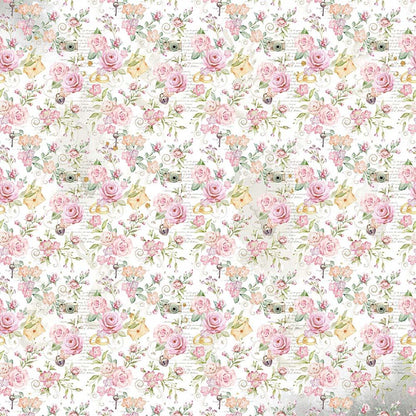 Papel Scrapbook Litoarte SD-1119 Noivos 30,5x30,5cm - Palácio da Arte