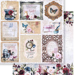 Papel Scrapbook Litoarte SD-1254 Quadros Vintage 30,5x30,5cm - Palácio da Arte