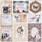 Papel Scrapbook Litoarte SD-1254 Quadros Vintage 30,5x30,5cm - Palácio da Arte
