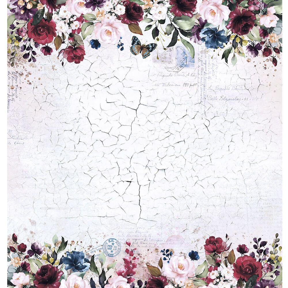 Papel Scrapbook Litoarte SD-1254 Quadros Vintage 30,5x30,5cm - Palácio da Arte