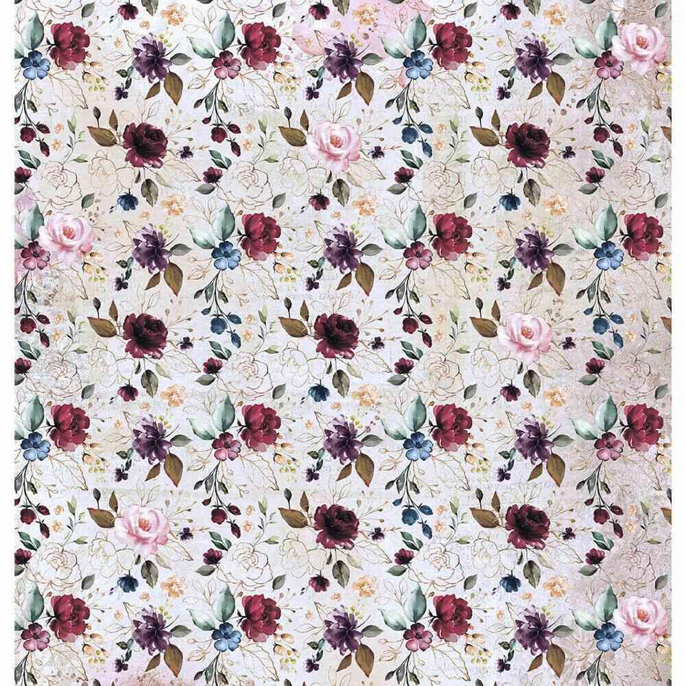 Papel Scrapbook Litoarte SD-1256 Elementos Vintage 30,5x30,5cm - Palácio da Arte