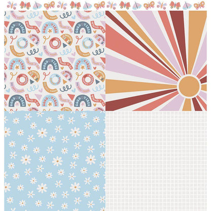 Papel Scrapbook Litoarte SD-1257 Good Vibes Tranquilidade 30,5x30,5cm - Palácio da Arte