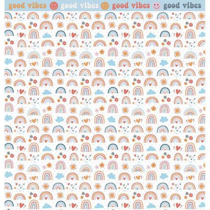 Papel Scrapbook Litoarte SD-1259 Etiquetas Positivas 30,5x30,5cm - Palácio da Arte
