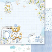 Papel Scrapbook Litoarte SD-1287 Pacotinho de Amor Menino Urso 30,5x30,5cm - Palácio da Arte