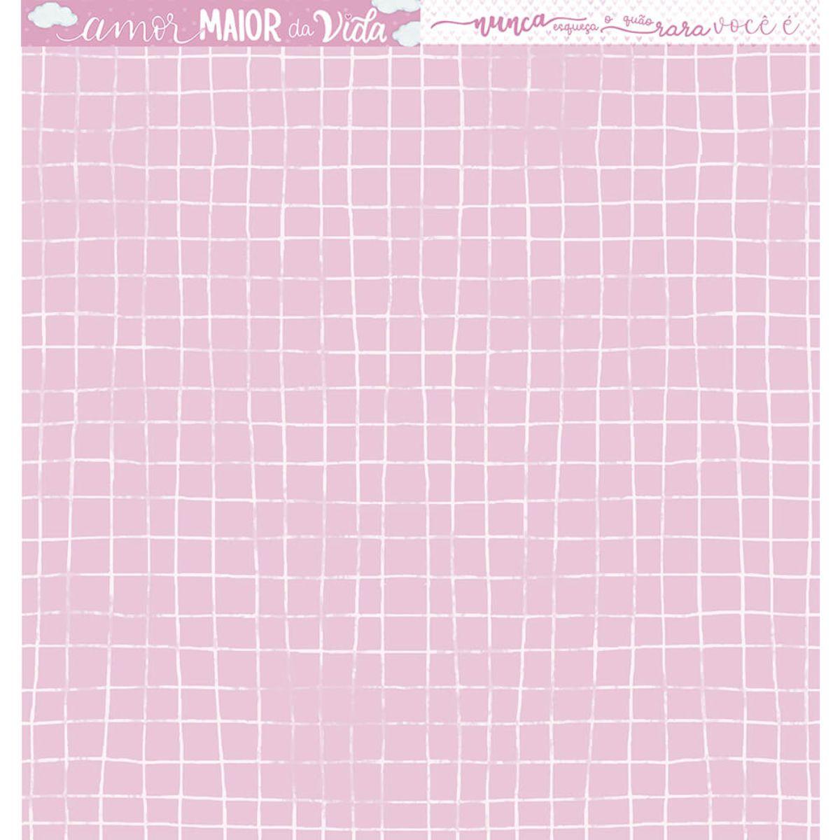 Papel Scrapbook Litoarte SD-1292 Pacotinho de Amor Menina Ursos Rosa 30,5x30,5cm - Palácio da Arte