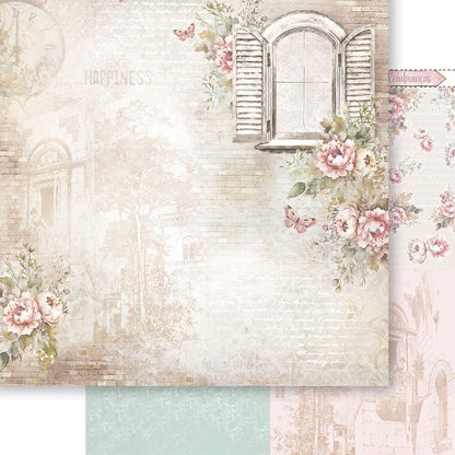 Papel Scrapbook Litoarte SD-1295 Meu Sonho Vintage 30,5x30,5cm - Palácio da Arte