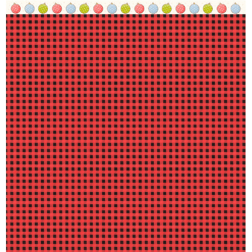 Papel Scrapbook Litoarte SDN-155 Natal Papai Noel Xadrez 30,5x30,5cm - Palácio da Arte