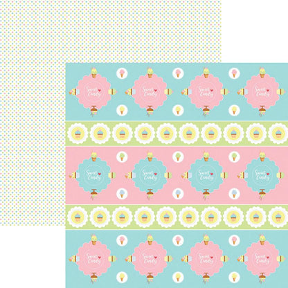 Papel Scrapbook Sweet Candy Forminhas e Toppers SDF660 Toke e Crie by Mariceli - Palácio da Arte