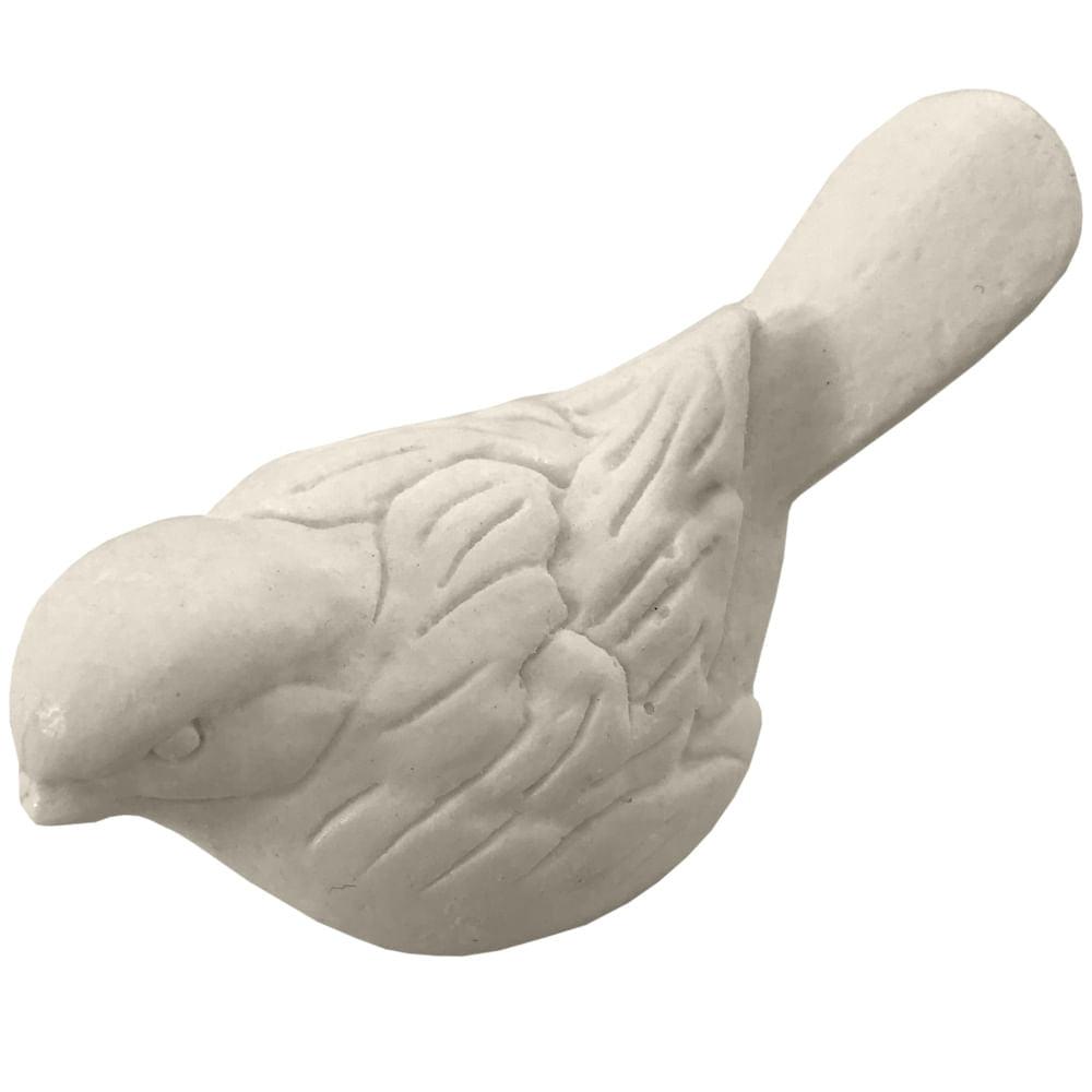 Pássaro 3D 4,5x7x3,5cm Resina - Palácio da Arte