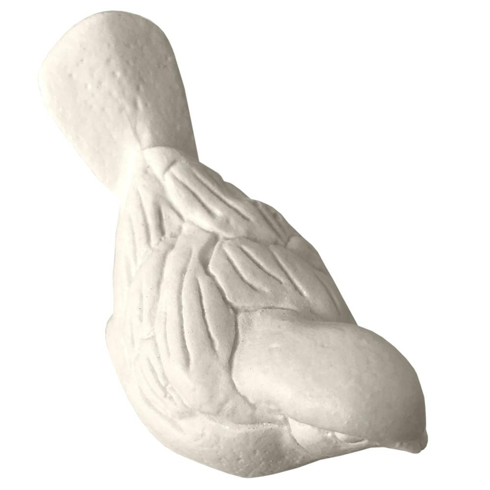 Pássaro 3D 4,5x7x3,5cm Resina - Palácio da Arte