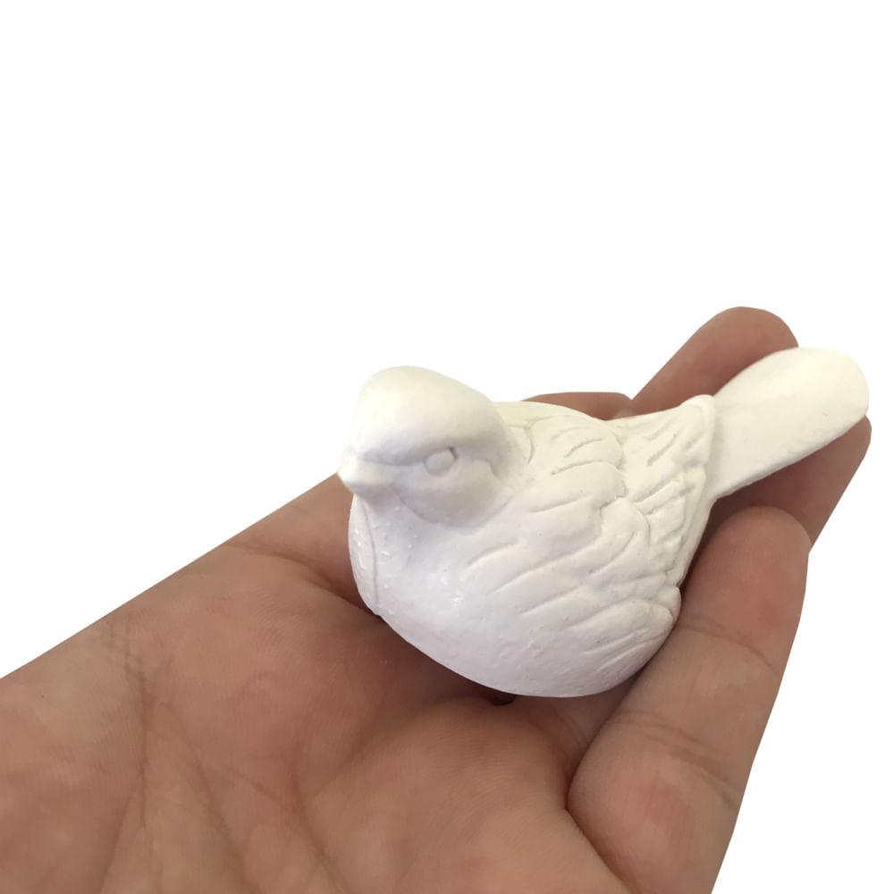 Pássaro 3D 4,5x7x3,5cm Resina - Palácio da Arte