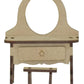 Penteadeira e Banco Clássica Miniatura 3,5x2,5cm em MDF - Palácio da Arte