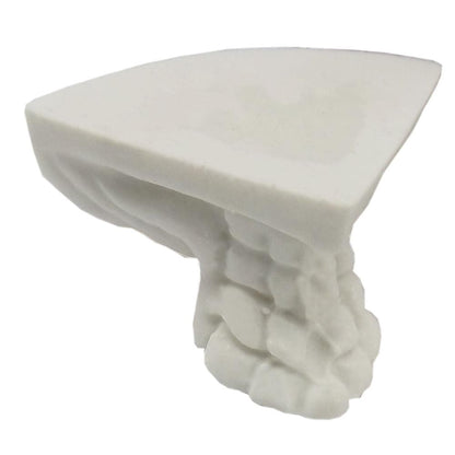 Pezinho Trabalhado 1,5x3,5cm com 4 unidades Resina - Palácio da Arte