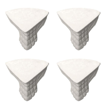 Pezinho Trabalhado Médio 2x3,5cm com 4 unidades Resina - Palácio da Arte