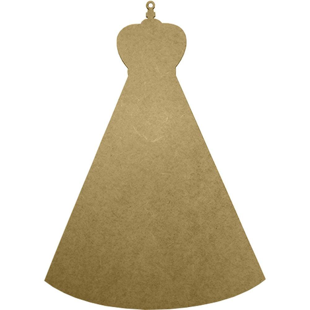 Placa Decorativa Nossa Senhora Lisa 33,3x23,8cm em MDF - Palácio da Arte