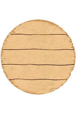 Placa Decorativa Pallet Redonda 29,5x29,5cm em MDF - Palácio da Arte