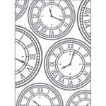 Placa para Relevo 2D Elegance PPR013 Relógio Vintage I 12,7x17,7 Toke e Crie - Palácio da Arte