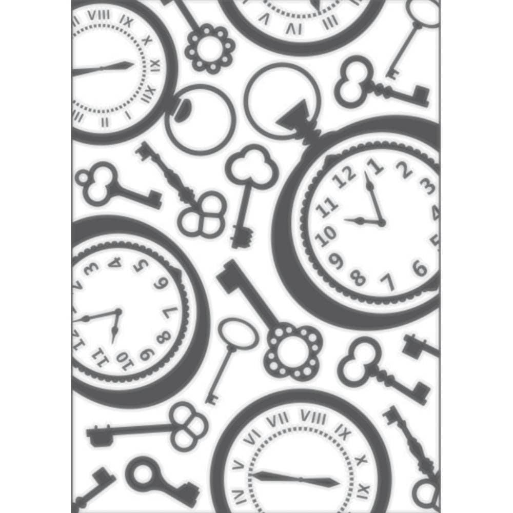 Placa para Relevo 2D Elegance Relógio Vintage II PPR014 17,7x12,7 Toke e Crie - Palácio da Arte