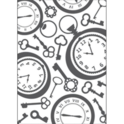 Placa para Relevo 2D Elegance Relógio Vintage II PPR014 17,7x12,7 Toke e Crie - Palácio da Arte