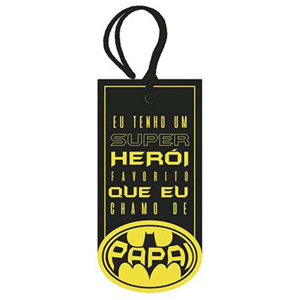 Placa TAG Decorativa Litoarte DHT2-077 Dia dos Pais Eu Tenho um Super-herói 7x14cm - Palácio da Arte
