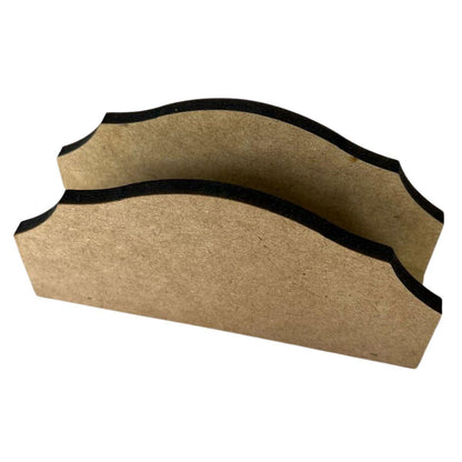 Porta Guardanapos Ondulado em MDF 14x7x4cm - Palácio da Arte