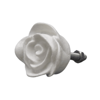 Puxador de Gaveta Rosa 2,5x2,5cm Resina - Palácio da Arte