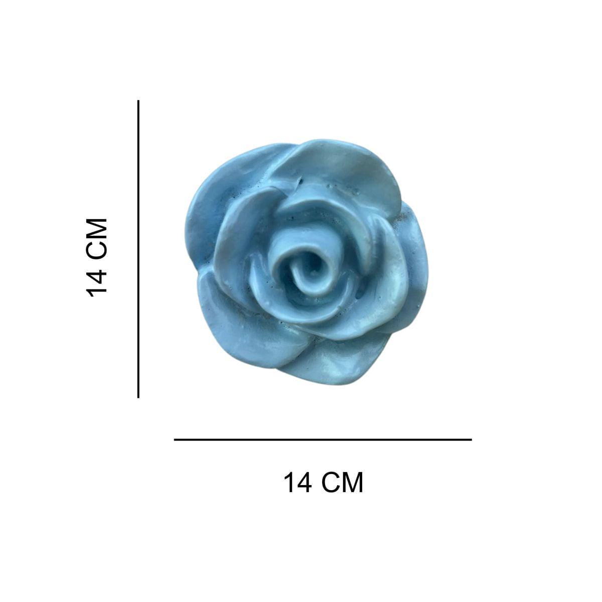 Puxador de Gaveta Rosa Azul Bebê 4,5x4,5cm Resina - Palácio da Arte