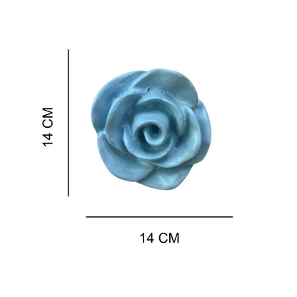 Puxador de Gaveta Rosa Azul Bebê 4,5x4,5cm Resina - Palácio da Arte