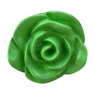 Puxador de Gaveta Rosa Verde Menta 4,5x4,5cm Resina - Palácio da Arte