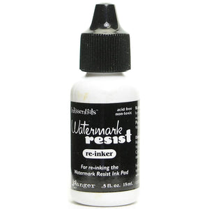 Reativador Marca de água Watermark Resist Re-inker Ranger 15ml - Palácio da Arte