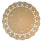 Relógio Bolas com Número Trabalhado 17x17cm em MDF - Palácio da Arte