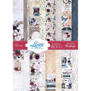 Scrap Bloco de Papel A4 Litoarte SBA4-006 Memórias Vintage 21x29,7cm - Palácio da Arte