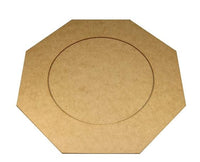 Sousplat Octagonal 34x34cm em MDF - Palácio da Arte
