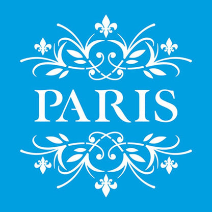 Stencil Litoarte 10x10 STX-252 Paris - Palácio da Arte