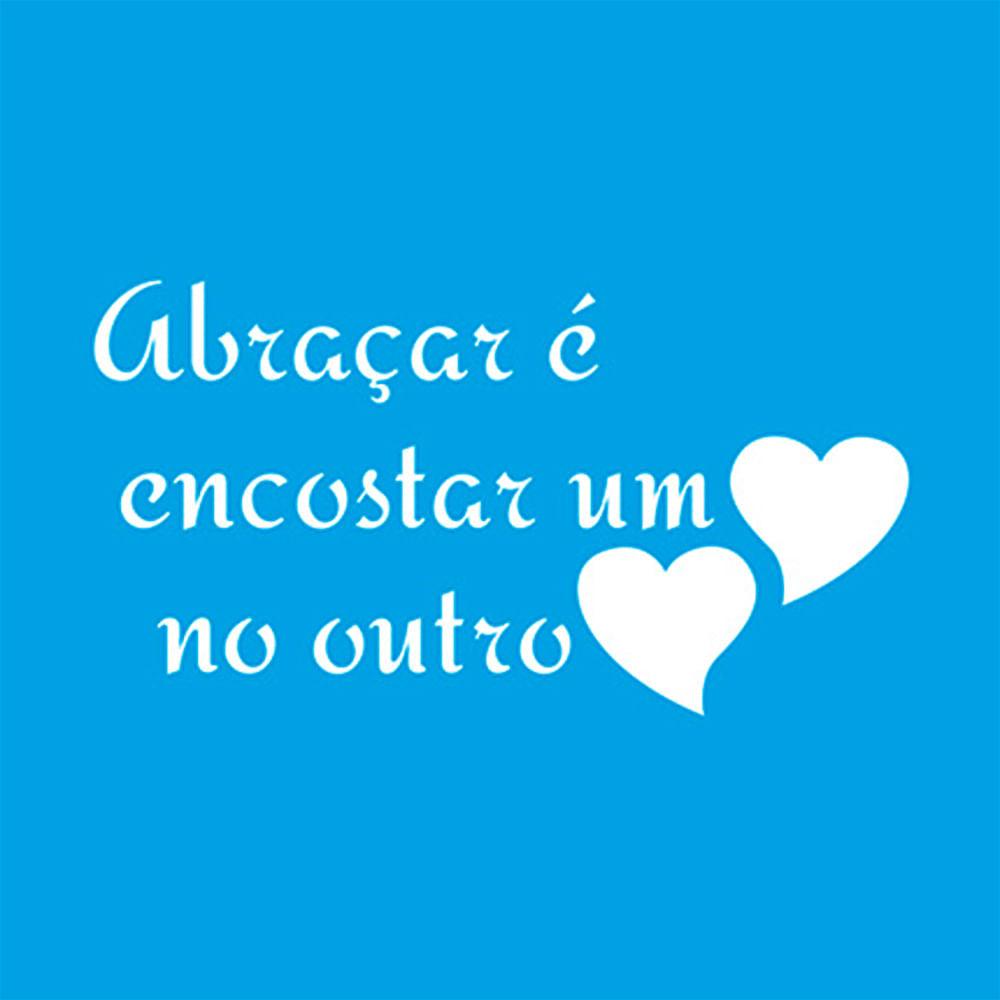 Stencil Litoarte 10x10 STX-305 Frase - Palácio da Arte