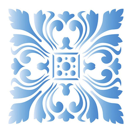 Stencil Litoarte 10x10 STX-314 Azulejo Imperial - Palácio da Arte