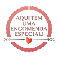Stencil Litoarte 10x10 STX-370 Selo Encomenda Especial - Palácio da Arte