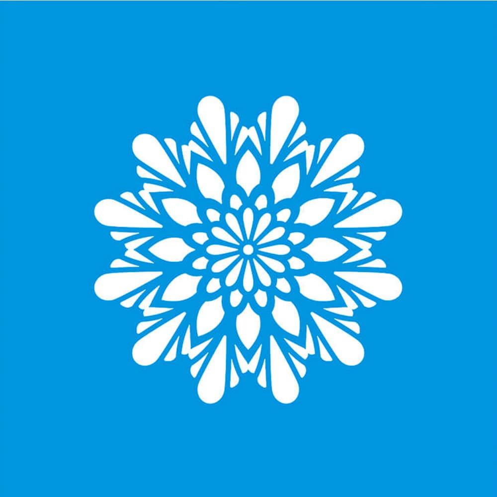 Stencil Litoarte 10x10 STX-385 Mandala I - Palácio da Arte