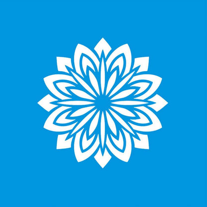 Stencil Litoarte 10x10 STX-388 Mandala III - Palácio da Arte