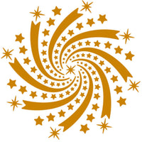 Stencil Litoarte 14x14 STA-179 Textura com Estrelas - Palácio da Arte