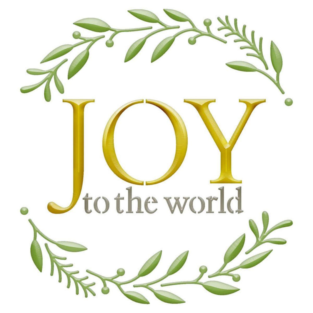 Stencil Litoarte 14x14 STAN-021 Natal Boho Joy To The World - Palácio da Arte